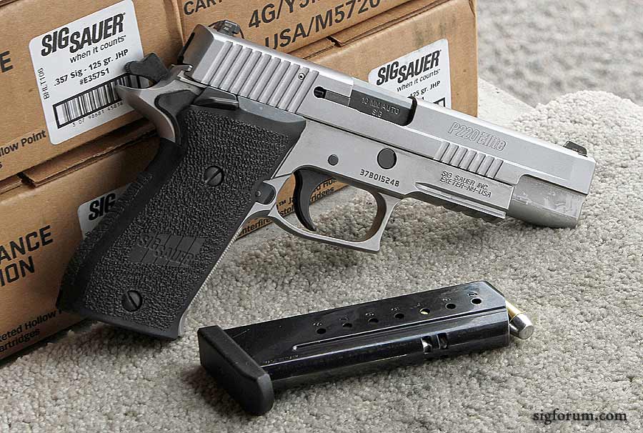 Here's a pic of the P220 10mm from SHOT. 